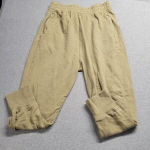 Free People FP Movement June Bug Joggers Women's Large Tan Harem Slouchy Pull On
